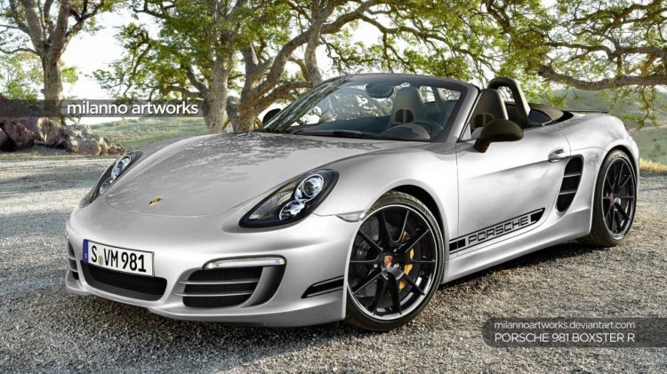 Ilyen lesz az új Porsche Boxster R?