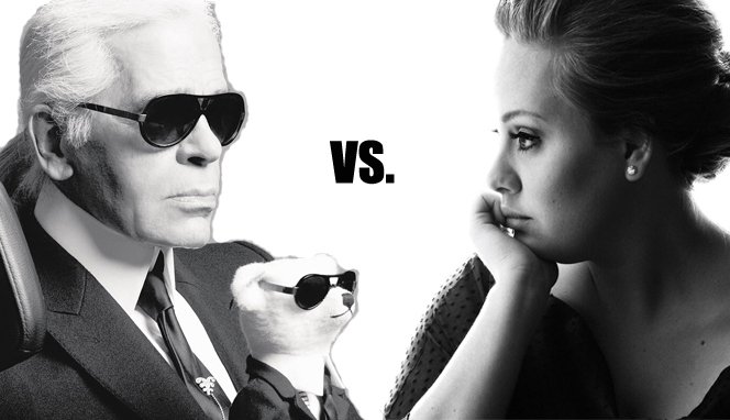 Lagerfeld beszólt - Adele reagált!