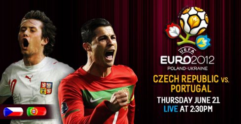 Csehország - Portugália - élő közvetítés