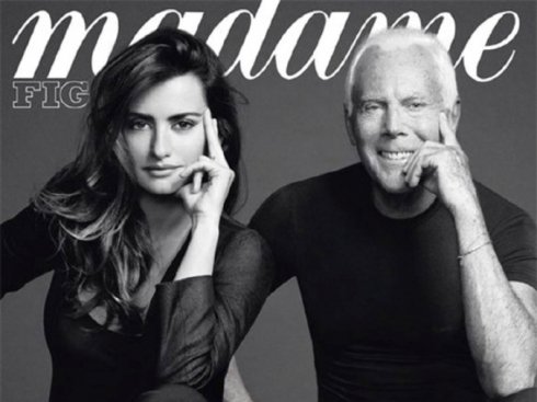 Penelope Cruz Armani nappalijában