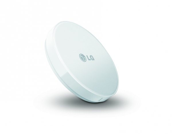 LG poháralátét méretű vezeték nélküli töltője