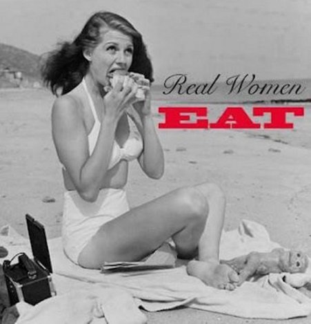 Real women eat