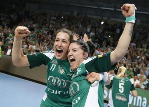 A győri kézis lányok a BL döntőjében