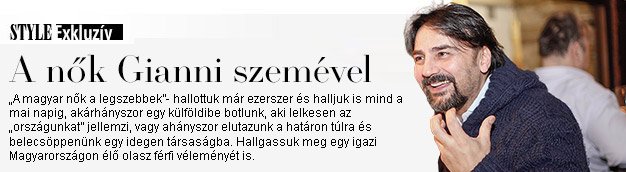 A nők Gianni szemével