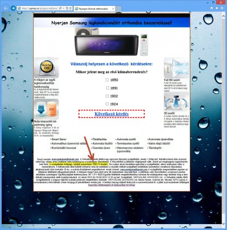 Átvágás a nyeremény klíma