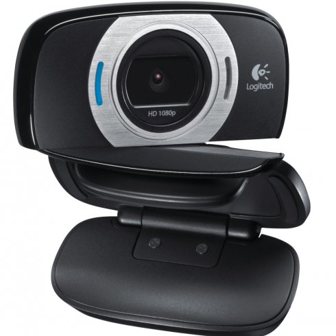 Könnyen hordozható, kisméretű Logitech HD webkamera Mac-hez és PC-hez