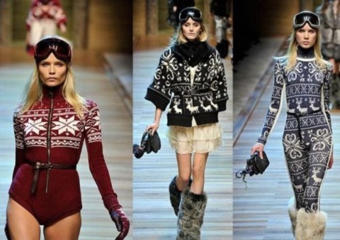 Zsiráf a sípályán