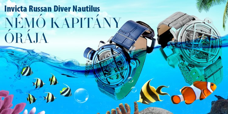 Invicta Russan Diver Nautilus - Némó kapitány órája