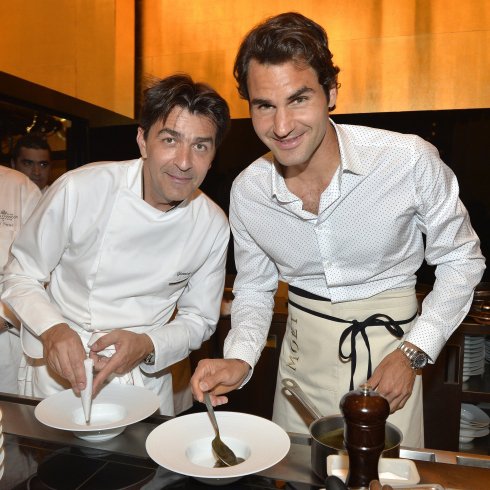 Federer a világ egyik legjobb séfével főzött