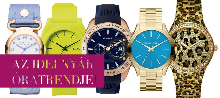 Az idei nyár óratrendjei