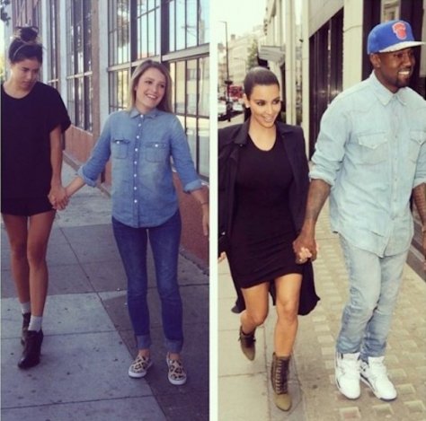Kim és Kanye divatkonkurenciái