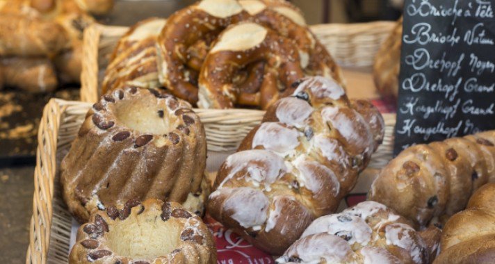 Építészet és kuglóf Strasbourgban