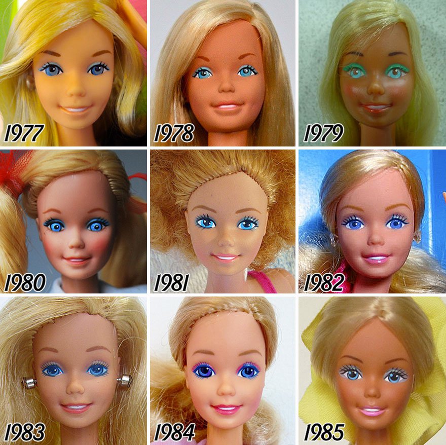 Peave Gelişmek Duraklat  A Barbie baba evolúciója