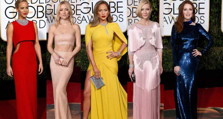 A 12 legszebb estélyi az idei Golden Globe díjátadóról