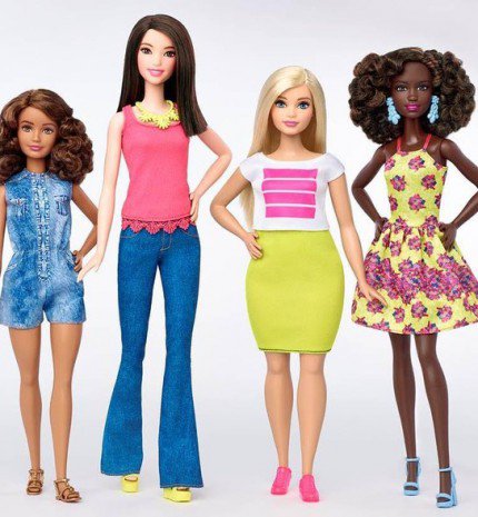 A Barbie babák mostantól majdnem annyira különbözőek, mint amilyenek mi vagyunk