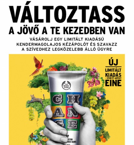 Adományozz a The Body Shoppal