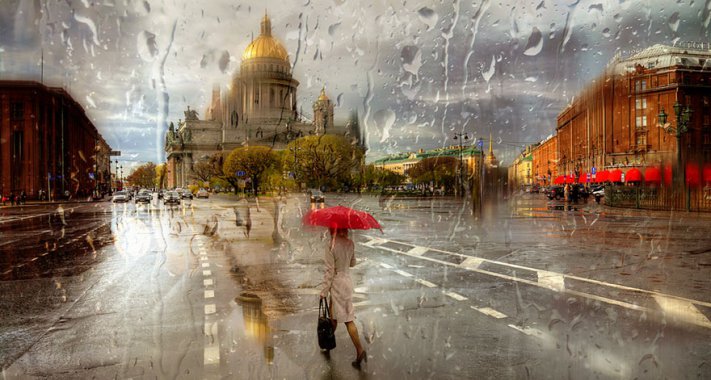 Festői képgaléria az esős orosz hétköznapokról