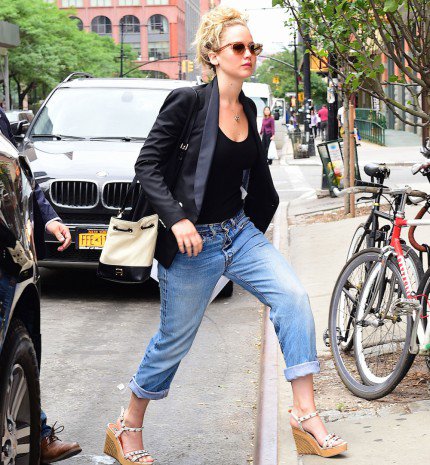 Street style inspirációk Jennifer Lawrencetől