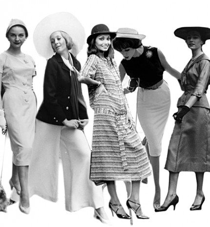 Vintage steet style fotók - a régi idők stílusos nőitől