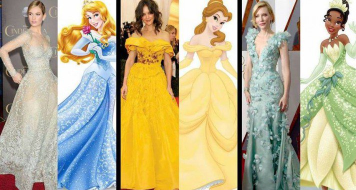 Ilyen az, amikor a sztárok Disney hercegnőnek öltöznek a vörös szőnyegen