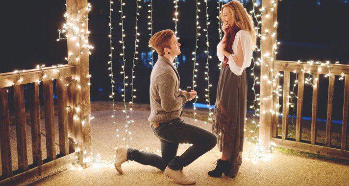 A legromantikusabb lánykérések képekben