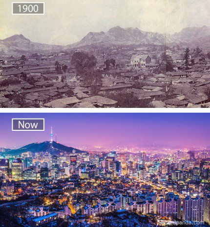 A múlt, a jelen és a jövő közötti különbség csak illúzió - 10 világváros régen és most