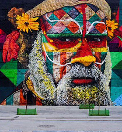 Elkészült a világ legnagyobb falfestménye a 2016-os Olimpiára